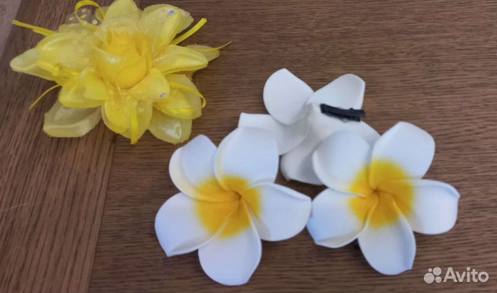Заколка для волос цветок (гавайская вечеринка)
