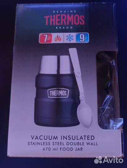 Новый термос thermos SK3000 RSM 0,47 л