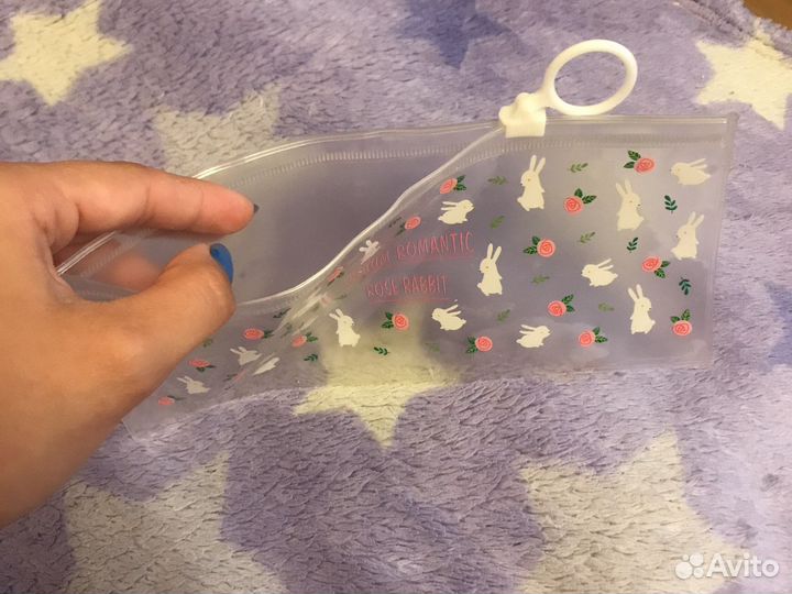 Пенал косметичка пластиковая
