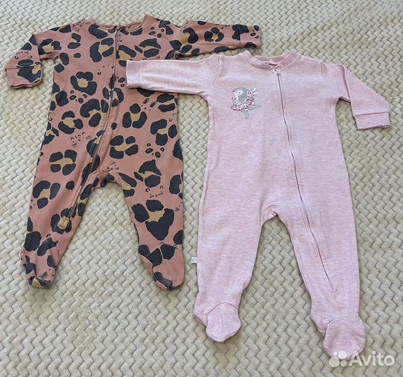 Пакет брендовых вещей на девочку р.62-68