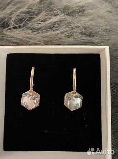 Серебряные серьги