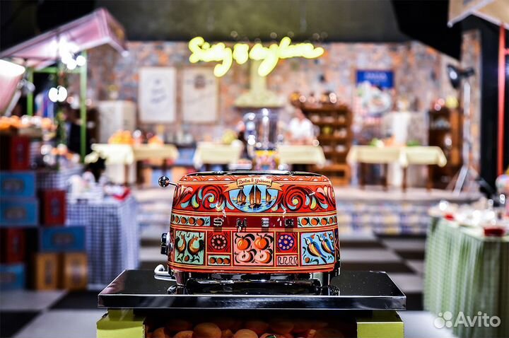 Чайник и тостер новый Smeg Dolce&Gabbana