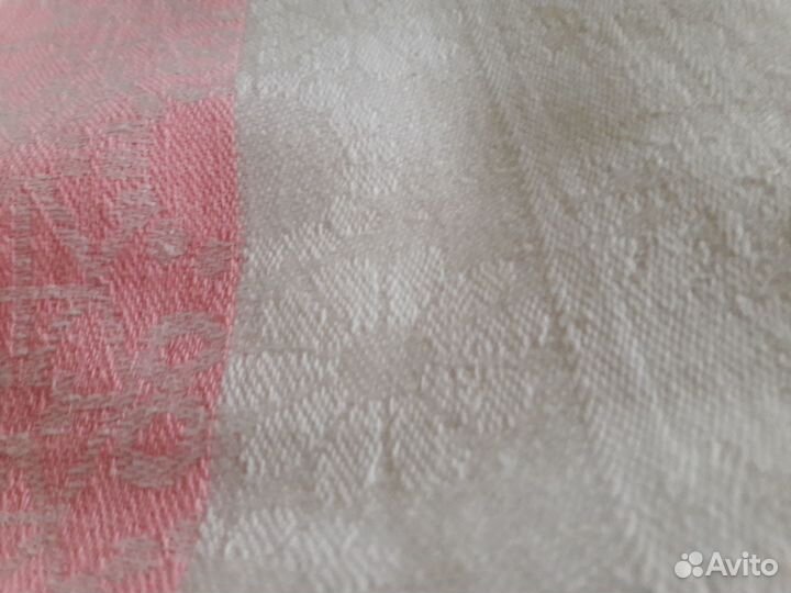 Скатерть СССР лен / хлопок 200х145 см Винтаж