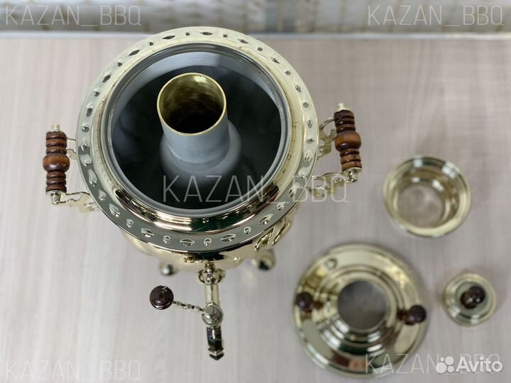 Тульский самовар на дровах