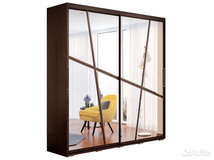 Шкаф-купе «Крафт-1 / Венге»