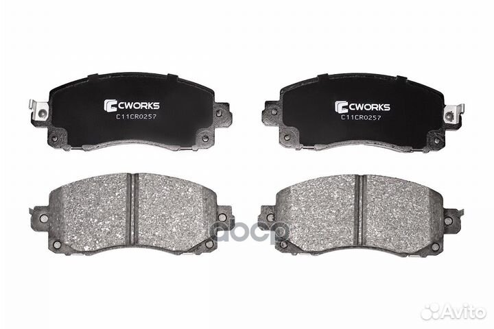Колодки передние cworks C11CR0257 subaru C11CR0257
