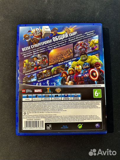 Lego Marvel Мстители ps4