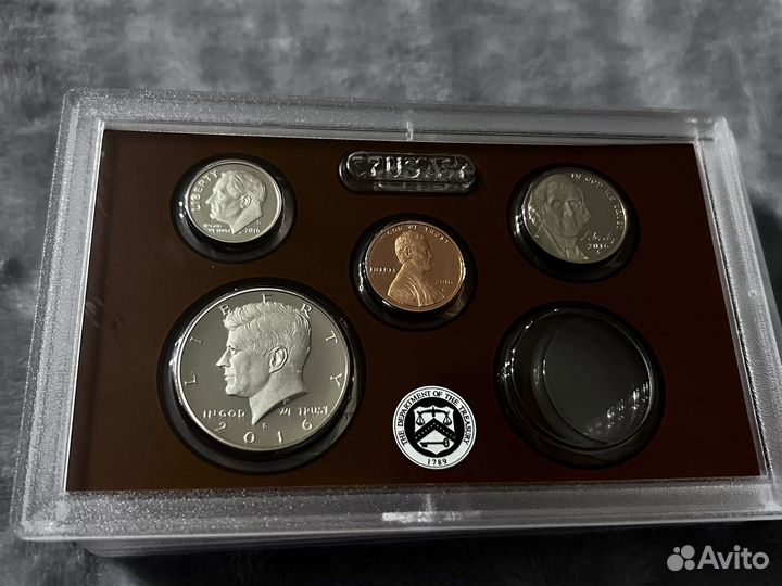 Набор монет США 2013, 2014, 2015, 2016