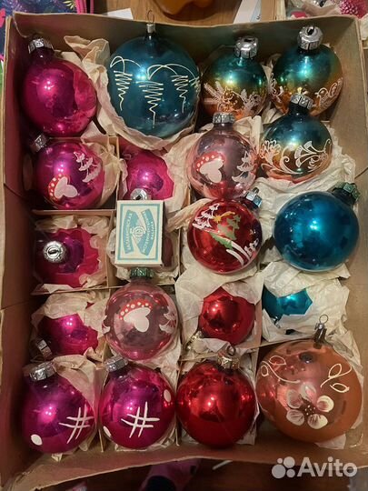 Елочные игрушки СССР