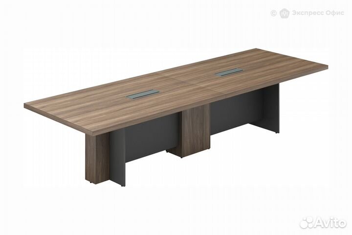 Стол для переговоров с метал. аутлетами Faber fams