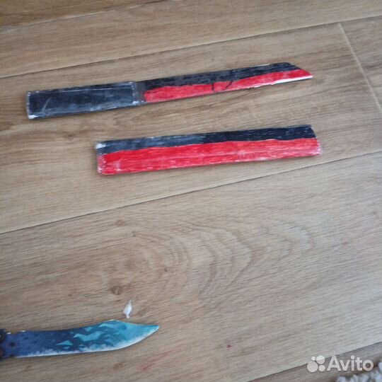 Самодельный нож танто не причиняет вреда здоровью