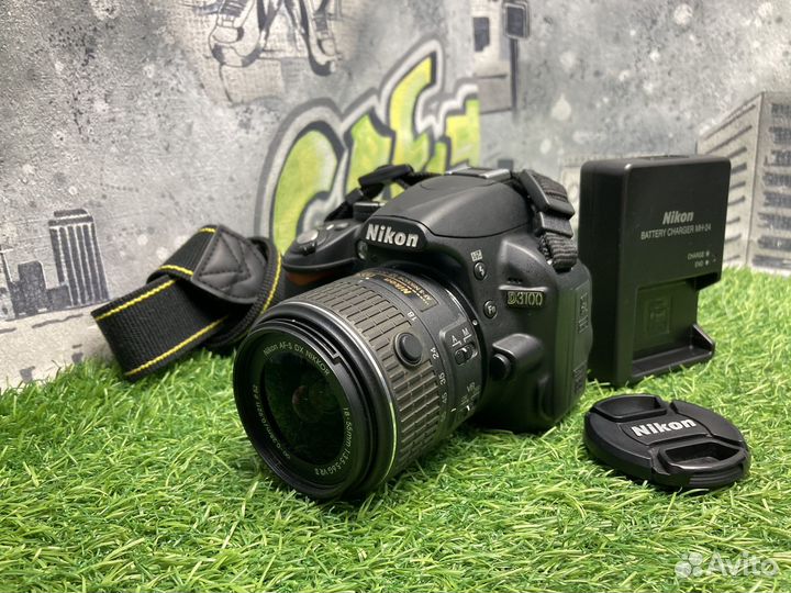 Nikon D3100 kit 18-55mm 3.5-5.6G VR II 6500 кадров
