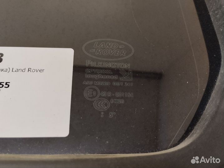 Стекло двери задней левой форточка Land Rover Disc