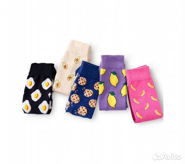 Носки Funfur Harajuku в наборе 5 пар