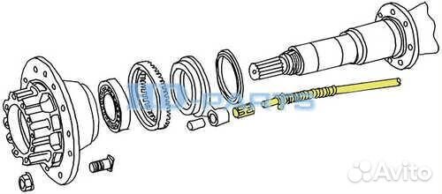 HD-parts 310429 Датчик ABS L1425 Scania 4 серия