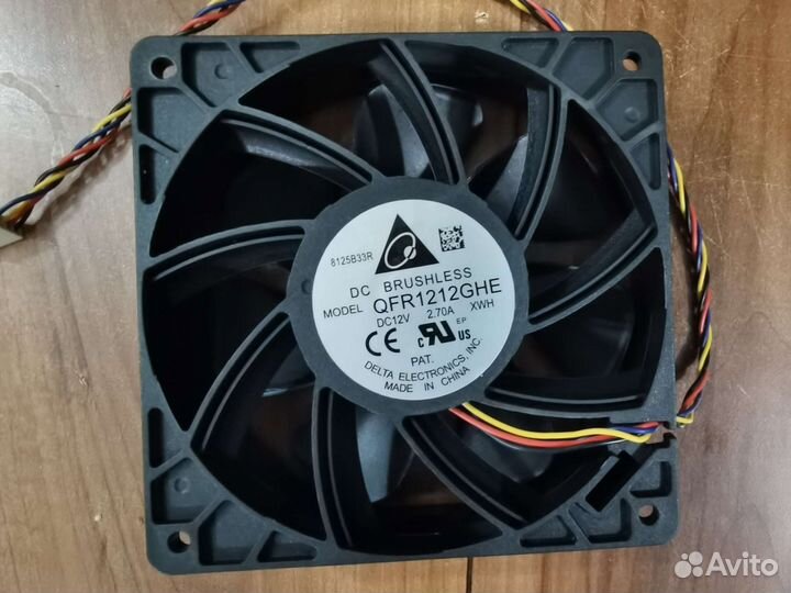 Вентиляторы новые Delta 120x120 для Асика s9 и др