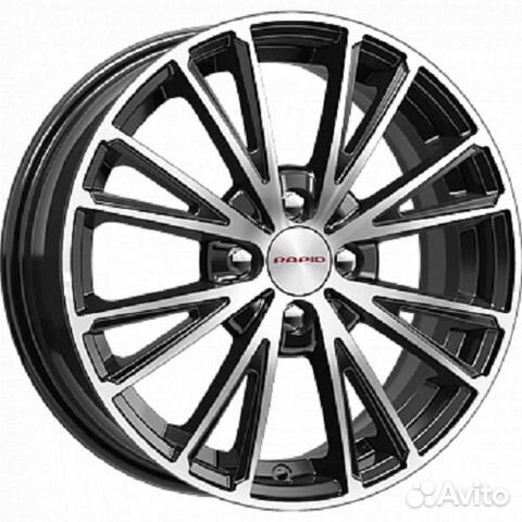 Диск K&K Меандр-ориг. Алмаз Черный SK 6*16/4*100 d