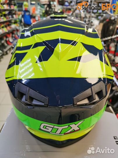 Шлем кроссовый GTX для мото и снегохода