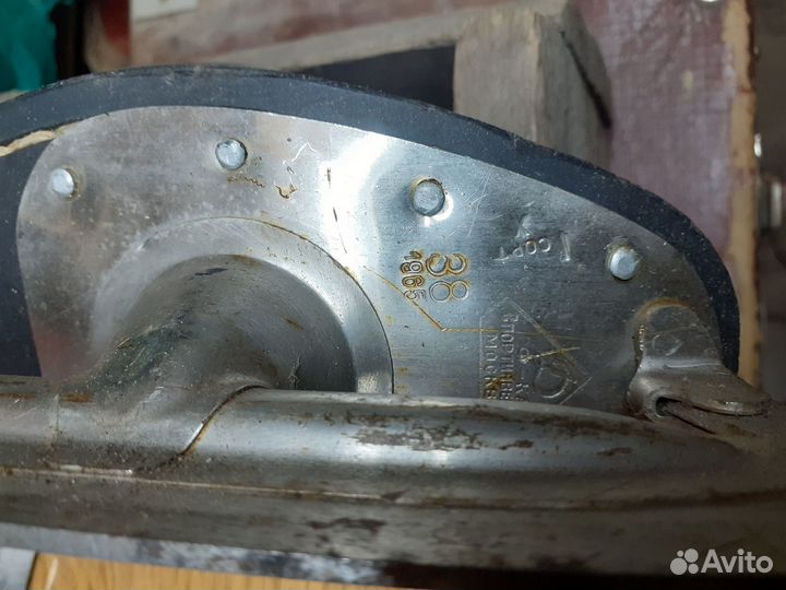 Коньки СССР на кожаных ботинках