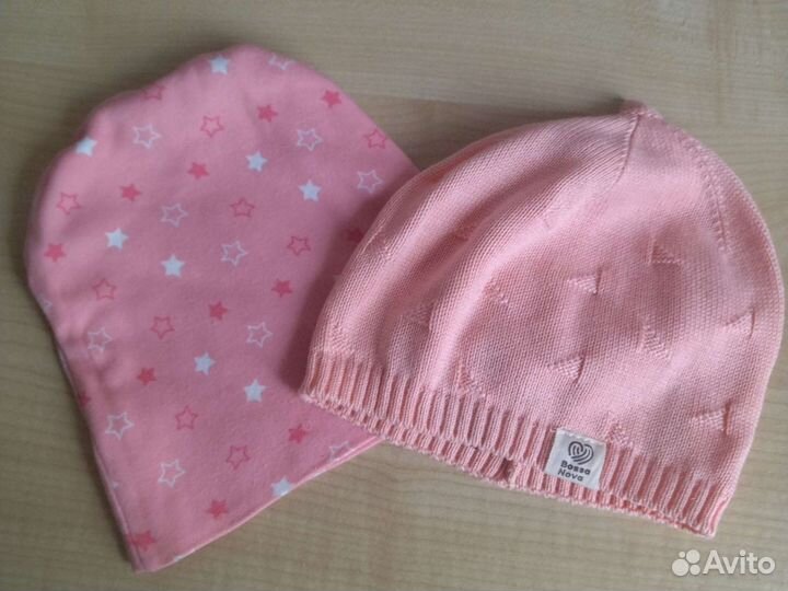 Шапочки для девочки (68-74р)