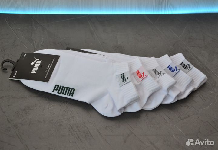 Мужские носки puma короткие 8 пар