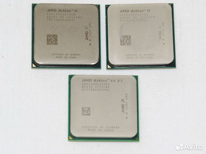 Процессоры AMD, Intel для socket 775, AM2, AM3