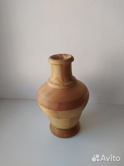 Сухоцветы, ваза ручной работы