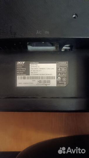 Монитор для компьютера Acer A191HQL