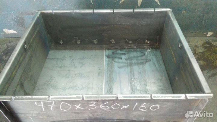 Мангал разборный металл