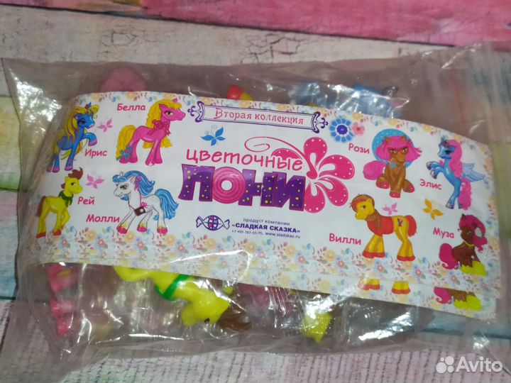 Фигурки Пони, Девочек из разных шок.яиц и десертов