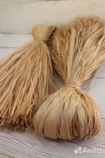 Лыковое мочало 2 шт / лыко / мочалка для бани