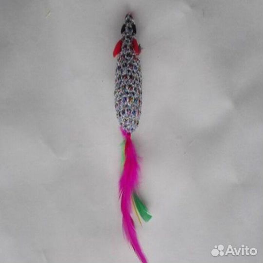 Мышка Серебристая для кошек