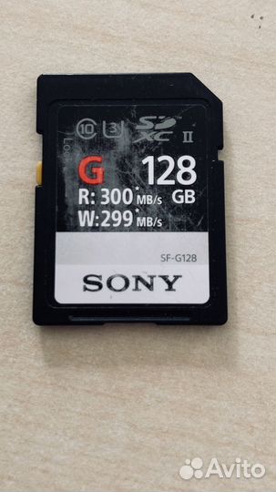 Карта памяти sdhc Sony 128GB