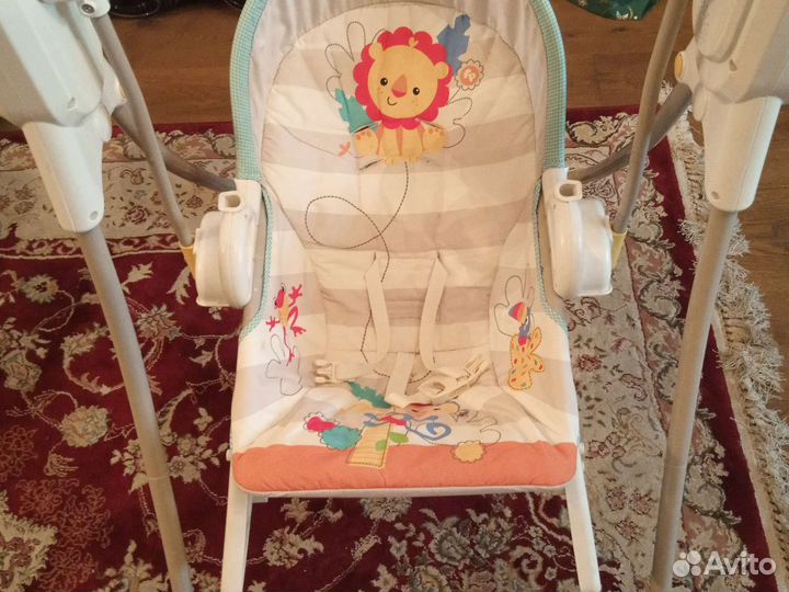 Детские электронные качели шезлонг