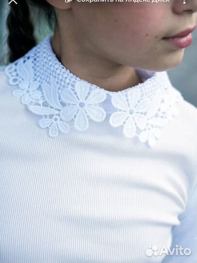 Школьная блузка122, 134, 140, 152 новая