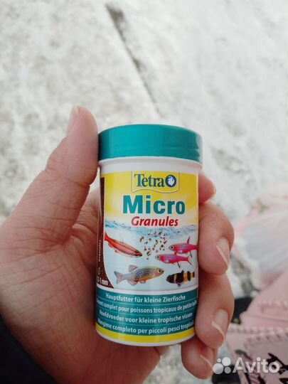 Корм для рыб tetra micro granules