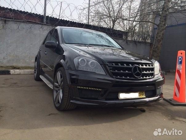 Передний бампер mercedes ML class W164 рестайлинг