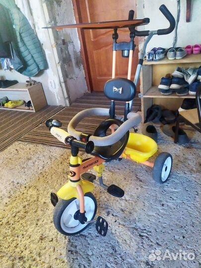 Детский 3-ех колёсный велосипед с родител. ручкой