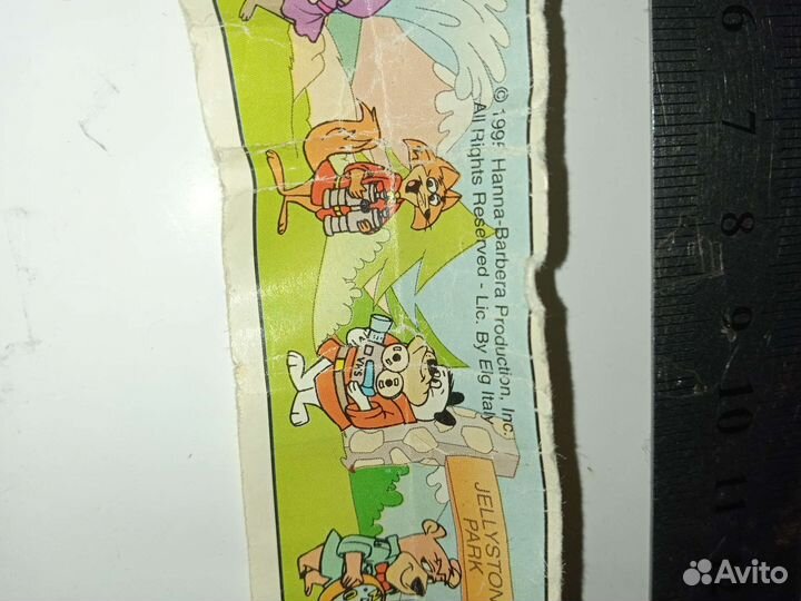 Вкладыш от киндер-сюрприза 1995-ого г