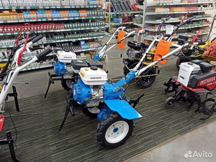 Мотоблок мт-11, 11 л.с. Атомото