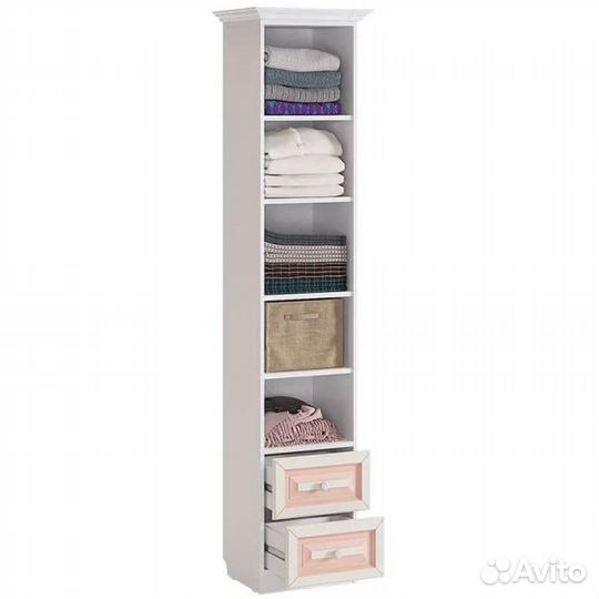 Шкаф Алиса белый / крем