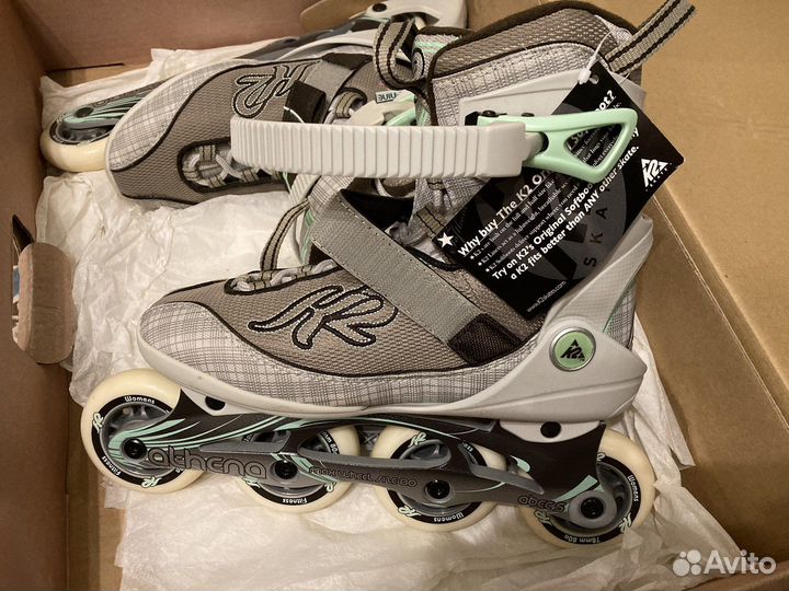 Ролики женские athena w k2 новые размер 37
