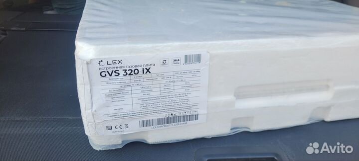 Газовая варочная панель LEX GVS 320 IX Silver