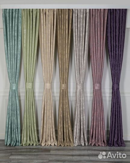 Портьеры мрамор Зарина шторы