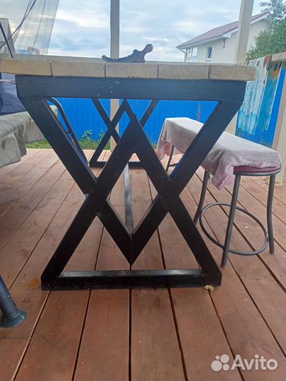 Стол в стиле лофт бу