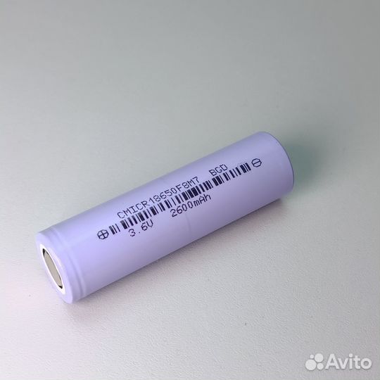 Long life ячейка 18650 (1000 циклов) 2600 мАч
