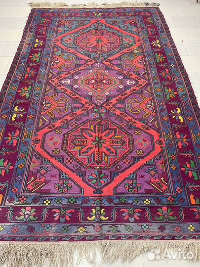 Старинный сумах (ковер) ручной работы 3/1.90