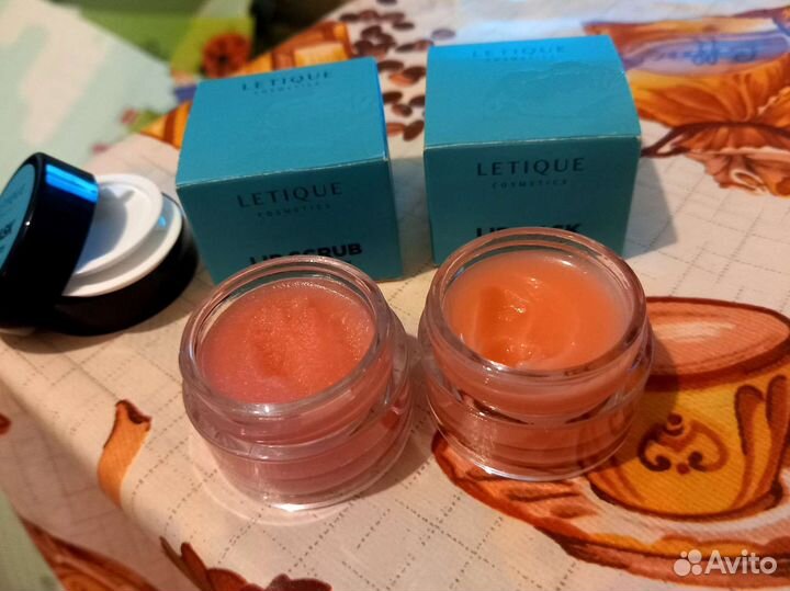 Скраб и маска для губ letique