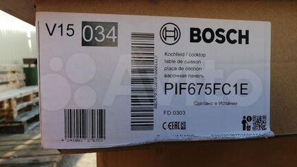 Варочная панель Bosch PIF675FC1E