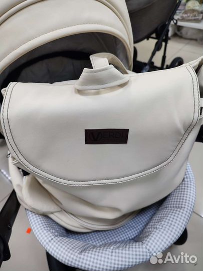Лучшая коляска 3в1. Верди мокко. Молочная